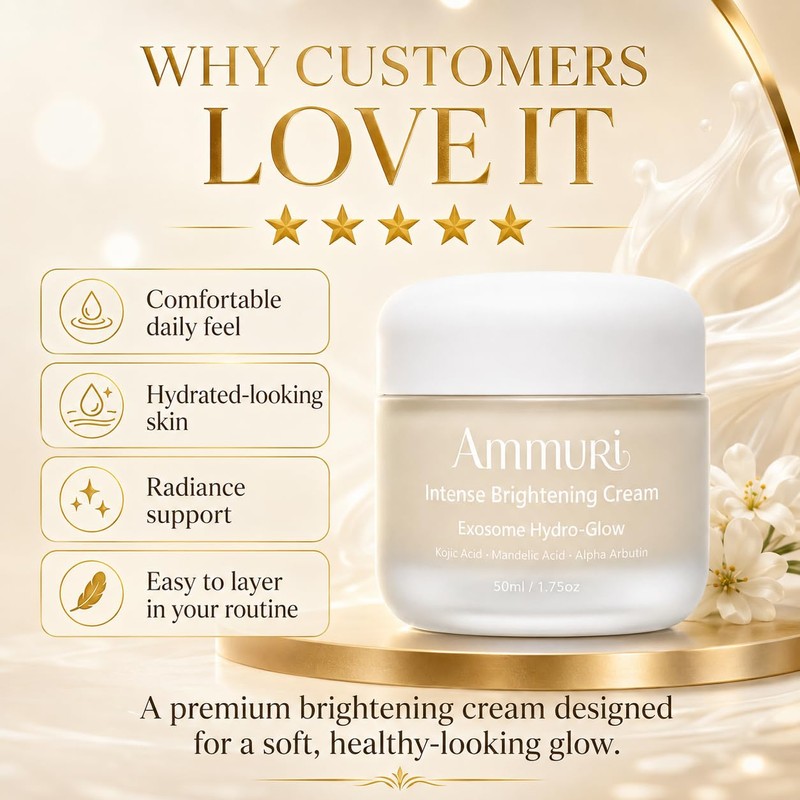 Ammuri Intense Brightening Cream with Exosome Technology - Kojic Acid,