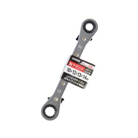 Takagi GISUKE Plate Ratchet Wrench for Bolt and Nut Tightening and Loosening, Compatible with 4 Sizes of Bolts and Nuts, with Ratchet Mechanism, 0.39 x 0.47 x 0.51 x 0.55 inches (10 x 12 x 13 x 14 mm