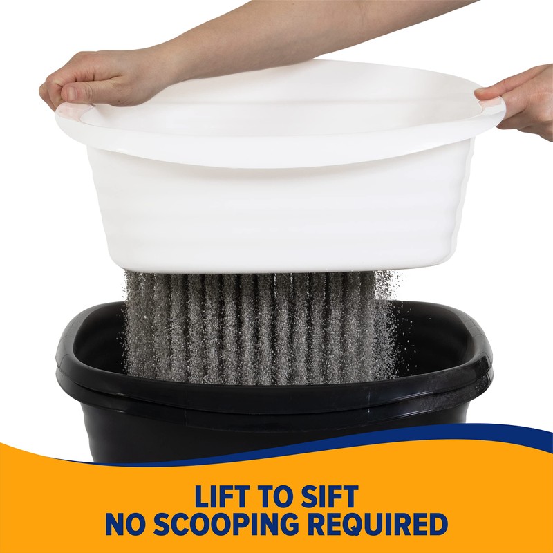 Arm & Hammer Large Sifting Litter Box Scoop Free Cat