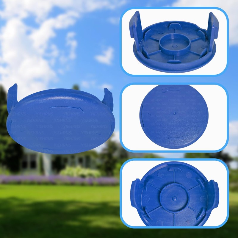 YIEHRNS KST-120X Trimmer Spool Cap Cover for Kobalt KST120X-06 and