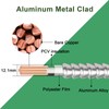 10ft 12/2 Metal Clad (MC) Cable with Ground, 12 Gauge