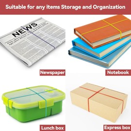 Long Rubber Bands, BLUE, 7” Inches x 1/8” Inch, Trash Can Rubber Bands, Strong Elastic Bands, Many Color Options, Giant Rubber Bands – 7” x 1/8” – Blue - 20 Rubber Bands