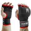 Meister Gel-Padded ProWrap Inner Hand Wrap Gloves (Pair) - Black/Red