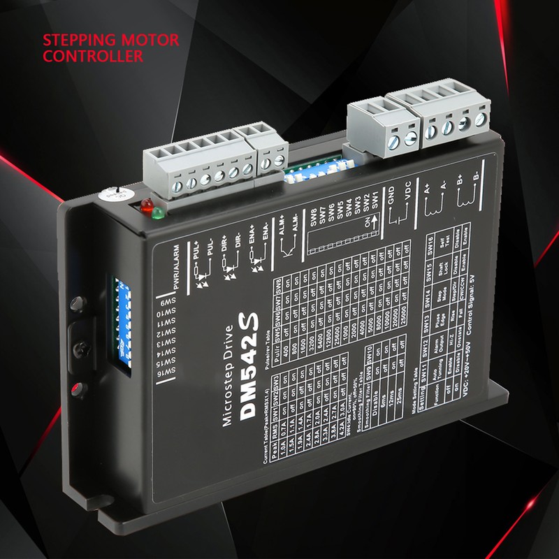 DM542S 2 Phase Stepper Motor Driver CNC Motor Controller 5-24VDC