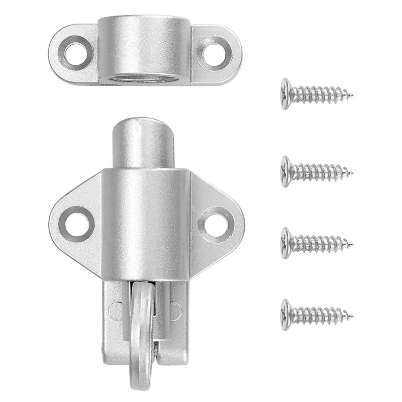 QWORK® 2 Pack Door Locks Spring Door Bolts Gate Bolts