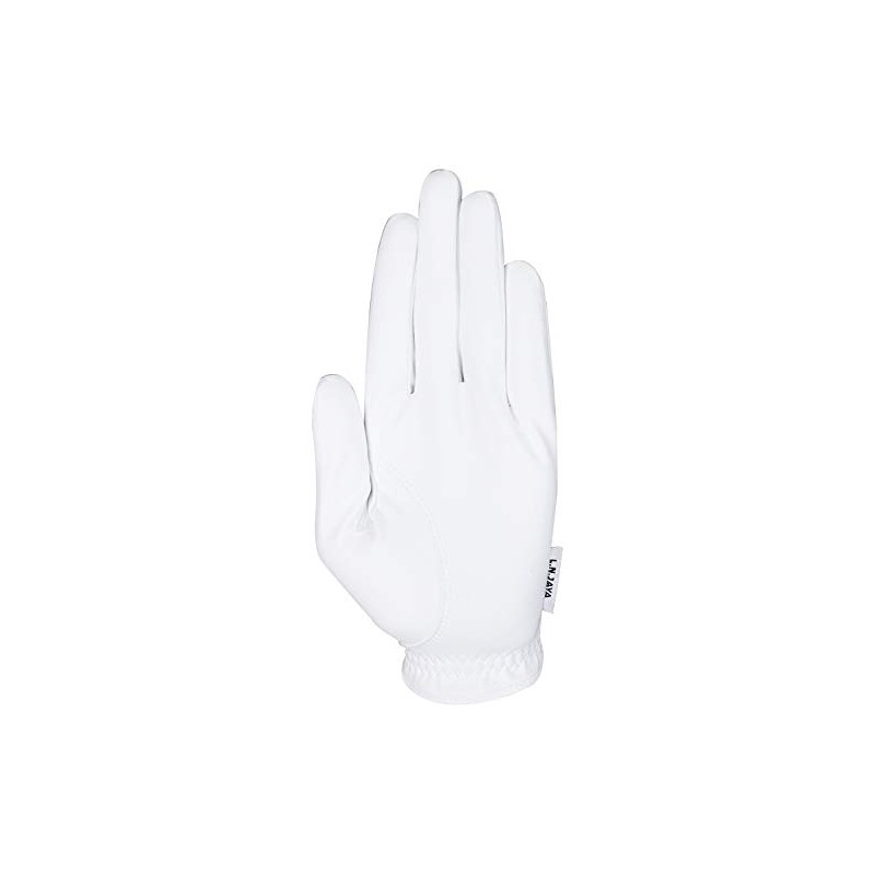 LEZAX Men's L.N.JAYA Golf Glove Left Hand, White, 9.4 inches