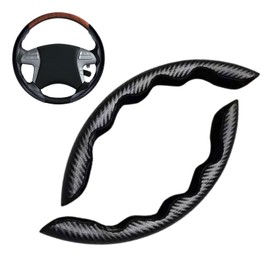 1 Pair Car Steering Wheel Covers, Non-Slip Car Steering Wheel Covers, Car Accessories, Comfortable Steering Wheel Covers, Stylish and Simple Steering Wheel Covers