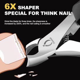 Clippers de uñas, Clippers de uñas profesionales para uñas delgadas y ingrones, Clippers de uñas actualizados para hombres, Clippers de uñas del podiatra Wanmat