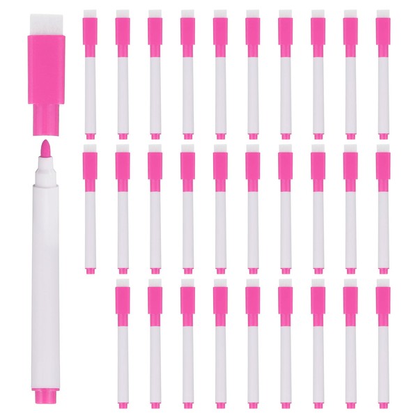 YOKIVE 30 Pcs Dry Erase Marker Pens, Pens with Eraser