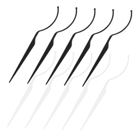 Baluue 50 Pcs False Eyelashes Display Stand False Eyelash Displaying Tool Reusable Eyelash Holder Store Accessory False Eyelashes Holder Acrylic Eyelash Holder Displaying Stick