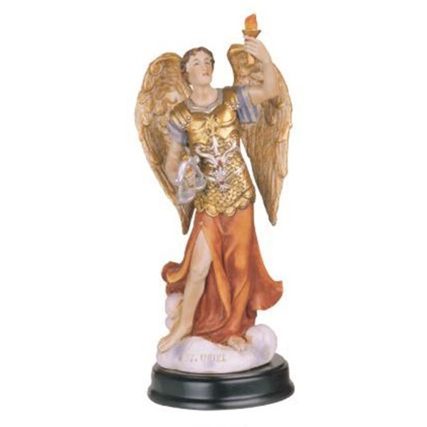 George S. Chen Imports 5-Inch Archangel Uriel Holy Figurine Religious Decoration Statue