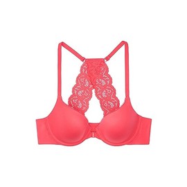 Victoria's Secret Perfect Shape Push Up Bra, Full Coverage, Padded, Smooth, Bras for Women, Body by Victoria Collection (32D, Watermelon)