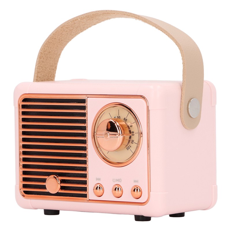 Portable Bluetooth Speaker Mini Compact Wireless Retro Support Radio Program