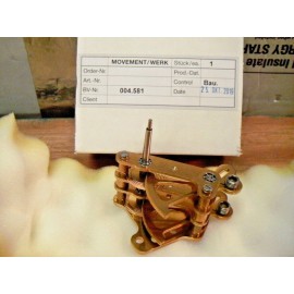 HB Fienmechanik 004.581 Brass Steampunk Machine Age Clock Gauge Movement Germany