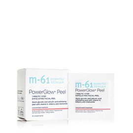 m-61 M-61 PowerGlow® Peel- 10 Treatments- 1-minute, 1-step exfoliating glow peel with glycolic, vitamin K & chamomile