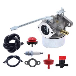 632552 Carburetor for Tecumseh 640086 640086A 632641 632552 640092A 640311 HSK600 HSK635 TH098SA 3HP 2 Cycle Snow Blower Engine