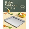 Baking Sheet Set of 2, Commercial Grade Stainless Steel Cookie