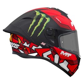 MT HELMETS Casco Targo S Piqueras B5 Rojo Brillante Integral para Moto Certificado Dot y ECE 22-06