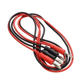 kenable Multimeter 60V Test Leads 2 x 4mm Banana Plug Red & Black Cables 1m [1 metres]