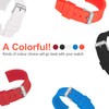 ULLCHRO Silicone Watch Strap Replacement Rubber Watch Band Waterproof Smooth