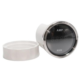 KUS CEAR-BS, ±150A, Digital Ammeter Gauge with ±150A Current Shunt Unit, 12V / 24V, 2" (52mm) with Backlight