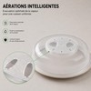 PARENCE.- Campana per forno a microonde universale/coperchio alimentare, prevenzione scheggiature,