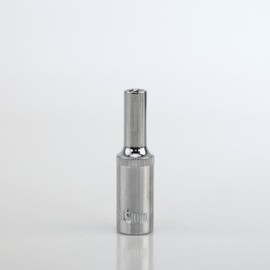 Heavy-Duty Drive Drive, 6mm 6-Point Impact Socket, Crafted from Chrome Vanadium Steel - Ideal Socket for Wrench/Drill/Driver, 1 PC