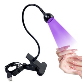 Soodyoow 3W UV Lampe für Gelnägel, UV Lampe, Nagellack UV Lampe, Nagel Lampe, Mini UV Lampe für Nägel, für Gel-Nagellack, Nageltrockner für Anfänger, Salon, Heimwerker(Schwarz)