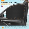 KINGKI Car Side Window Sun Shades, 4 PCS Window Sunshades