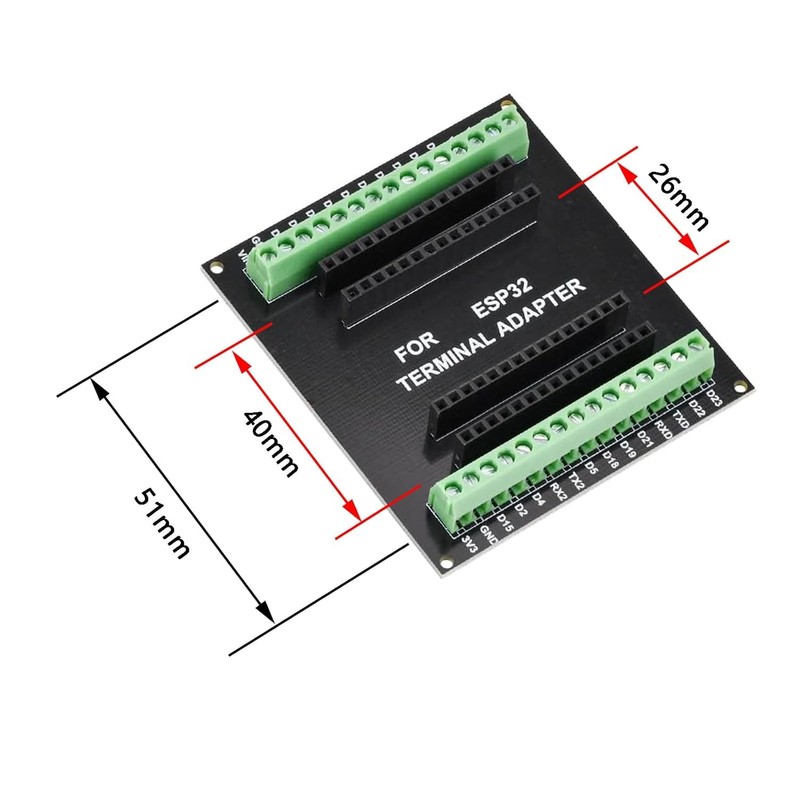 3pcs ESP32 Breakout Board for 30PIN, ESP32 Development Board 2.4GHz