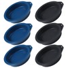 Webake - Molde redondo de silicona para freidora de aire,