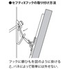 Fukui Metal Crafts F-306S5 Iron Safety X Hook, Large, White,