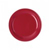 Waca crockery Colora flat plate, red dishes