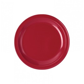 Waca crockery Colora flat plate, red dishes
