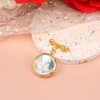 HaiFafafaing Bouquet Charms For Wedding Memory Gold Wedding Bouquet Photo