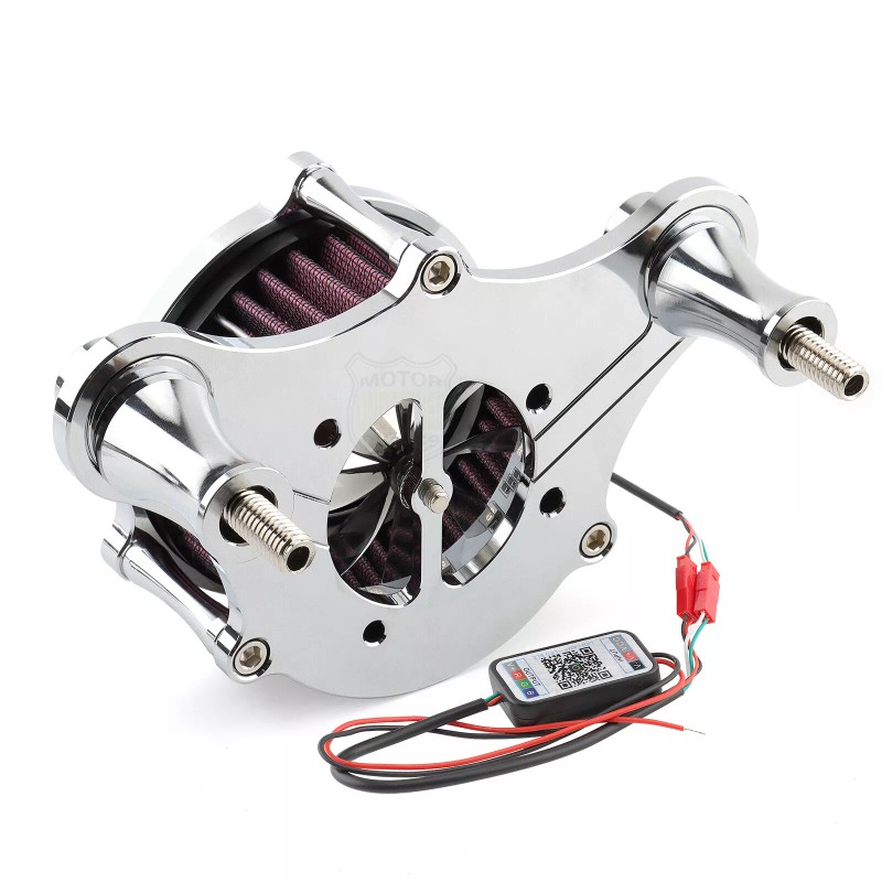 Lenkdou Mini Air Cleaner Intake Filter w/ LED For Harley