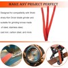 3 Pack 2 x 72 Inch 60 Grit Ceramic Sanding