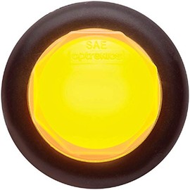 Optronics MCL110AKB GloLight Amber 3/4" Marker Light Kit with Grommet