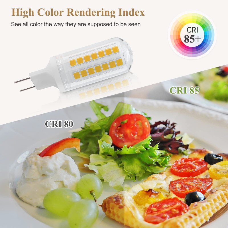 DiCUNO G8 Dimmable LED Bulb Flat Base 4W (40W Halogen