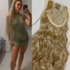 TASSYME ACCESORIOS Coleta Extra Larga Rizada Cabello Sintético Rubio Claro