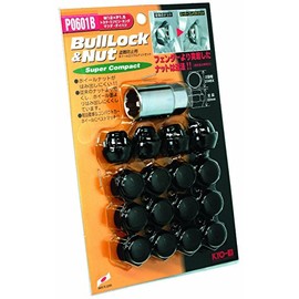 KYO-EI [ 協永産業 ] Bull Lock Super Compact ブルロックスーパーコンパクト [ 袋タイプ 21HEX ] M12 x P1.5 4H車用 [ 個数：16P ] [ 品番 ] P0601B