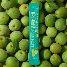 Yuginongmaru 맛있는 유기농 퓨어 매실청 스틱 20g x 20포 Delicious Organic Pure Plum Syrup Stick 20g x 20 Packets