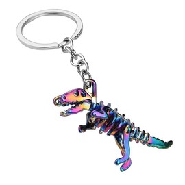 Guqqeuc Dinosaur Keychains for Boys Men Backpacks, Christmas Birthday Gifts for Son Grandson Nephew, Dinosaur Lover Bday Xmas Gifts for Men Women