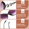 RRICHH 2 Pairs Polarised Sunglasses Womens Retro Trendy Oversized Driving