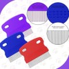 3Pcs Grooming Kit with Handle: Flea Remover Combs for Long