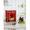 Sacblirr Ladybug Miniature Cute Insects with Mini Flower Building Toy