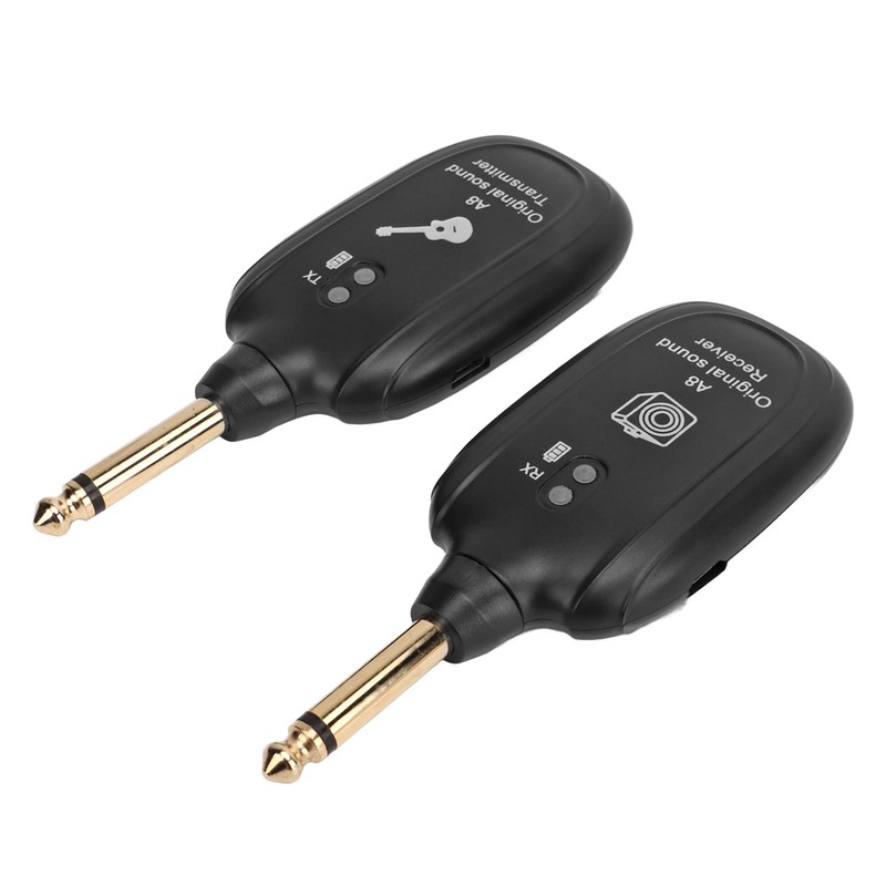Wireless Guitar System 20Hz to 20KHz UHF Rechargeable Guitar Transmitter