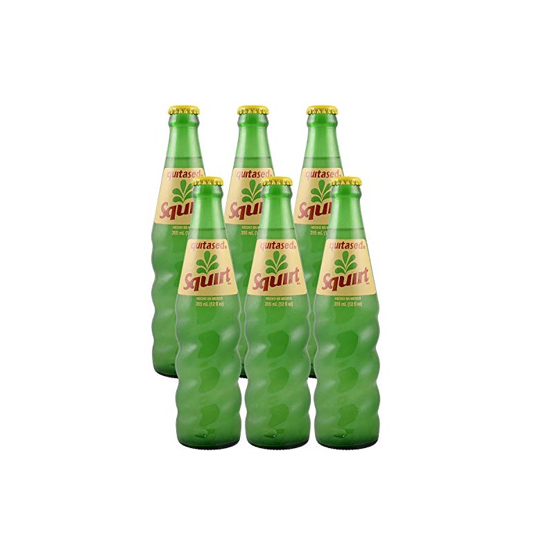 Squirt Citrus Soda, Caffeine-Free, Hecho En Mexico, Quitased, 12oz Bottle