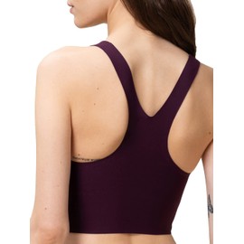 Triumph Women's Flex Smart Pull-On Bra Top Ex Bra, aubergine