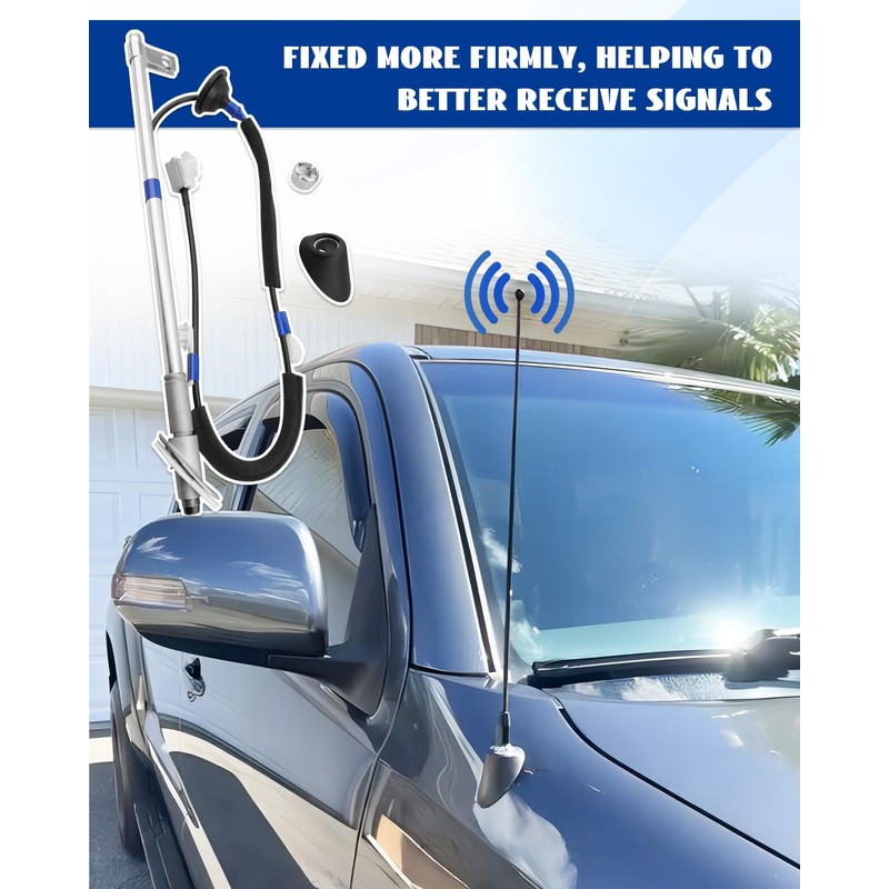 Manual Antenna Assembly for Toyota Tacoma 2005-2015 - Includes Antenna